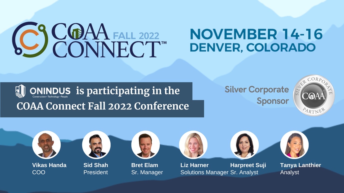 OnIndus will be at the COAA Connect Fall 2022 Conference in Denver
